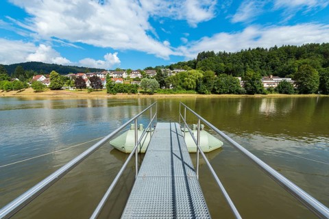 Jetty at River Neckar