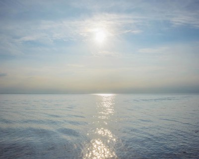 Baltic Sea with Sun in Summer
