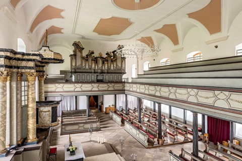 Classical organ by Johann-Markus Oestreich under monument protection