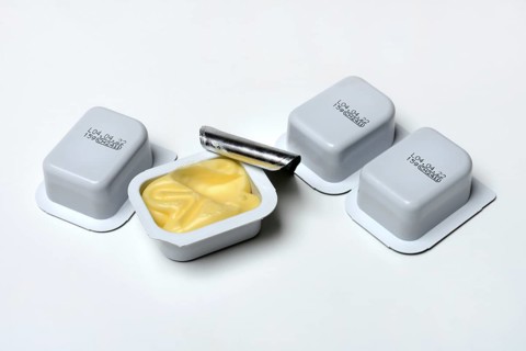 Butter in breakfast portion