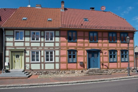 Half-timbered houses in Roebel