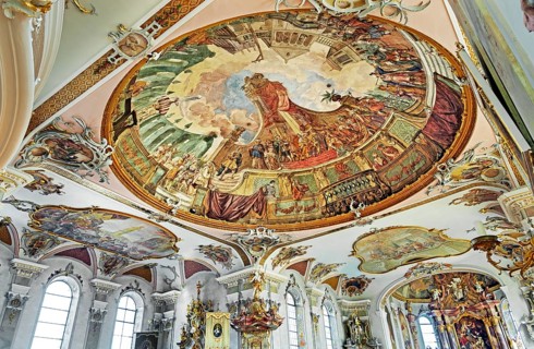 Ceiling frescoes