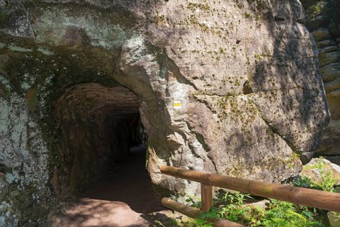 Tunnel in the Kamenice Valley