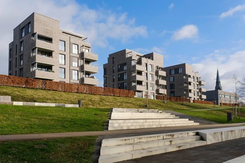 Apartment buildings in the Lippewohnpark