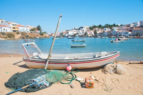 Fishing boats in Armacao de Pera