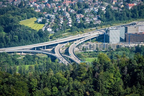 Motorway slip road