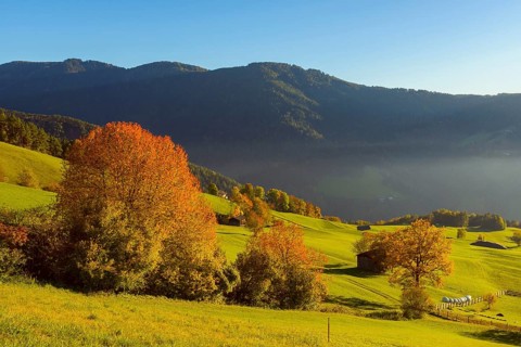 Autumnal mountain landscape