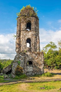 Cagsawa Church destroyed by Mayon Volcano