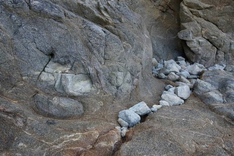 Stones and rocks on the beach