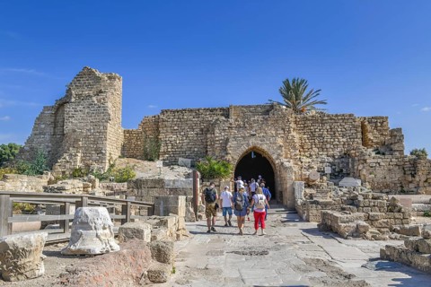 City gate of the Crusaders