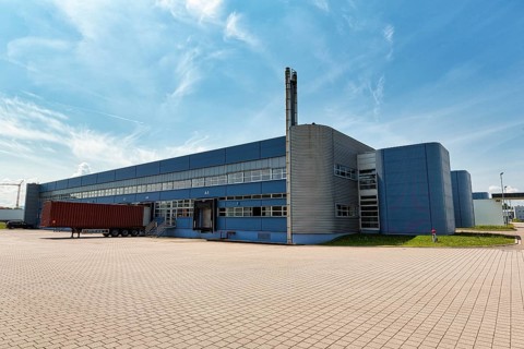 Blue production hall