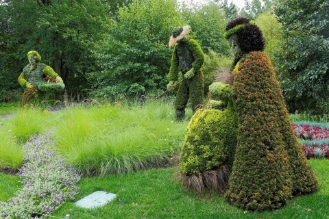 Plant sculptures
