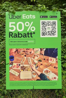 Poster Uber Eats discount