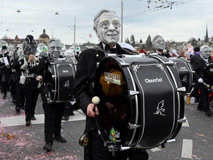 Carnivalists Guggenmusik US President Joe Biden