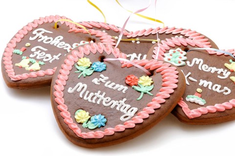 Gingerbread hearts
