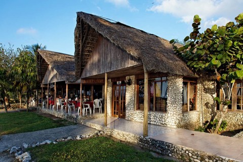 Reception building with reception