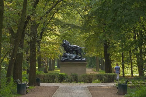 Lion figures
