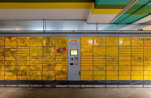 Dirty packing station at Steglitz station