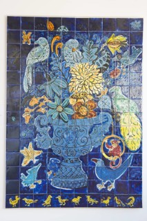 Tile paintings in the Tile Museum