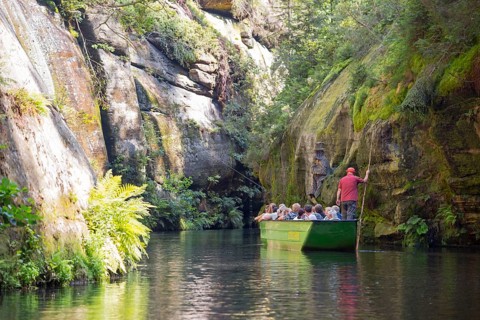 Boat in the Edmundsklamm