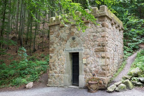 Fountain house of the Prinzess-Ilse spring