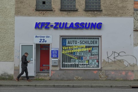 Shop car signs car registration