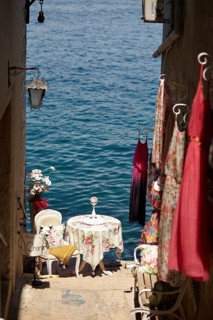 Stone steps in Rovinj
