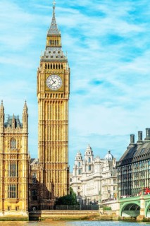 View of Big Ben and Westminster Bridge
