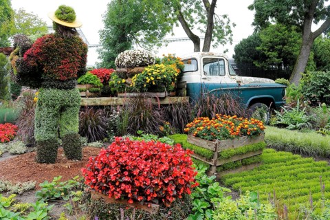 Flower beds