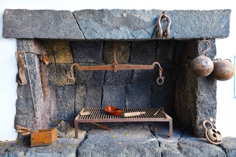 Historic fireplace