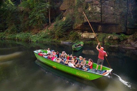 Boat in the Edmundsklamm