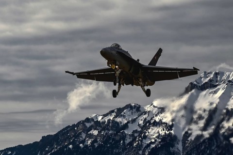 Fighter jet Swiss Air Force