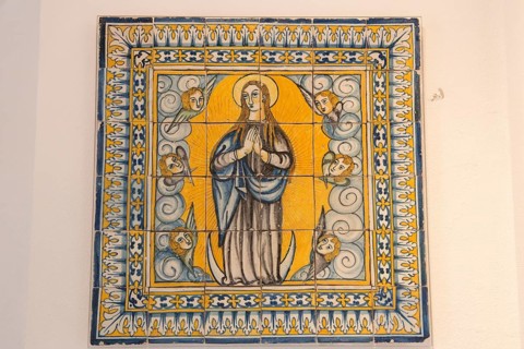 Tile paintings in the Tile Museum