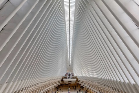 World Trade Center Station Santiago Calatrava Oculus in New York
