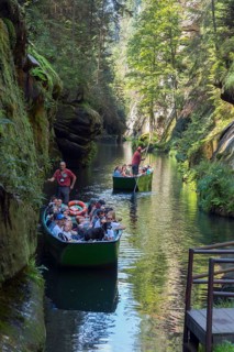 Barges in the Edmundsklamm