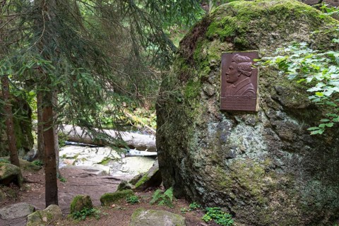 Commemorative plaque to Heinrich Heine