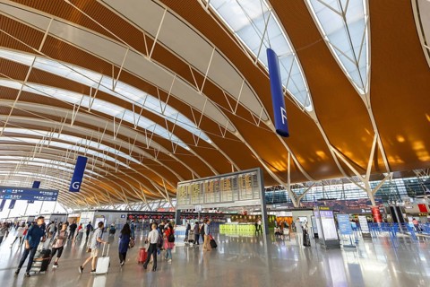Terminal 2 of Shanghai Pudong International Airport