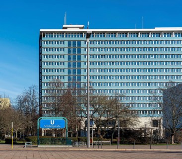 The Berlin Mitte Town Hall at the Schillingstrasse underground station