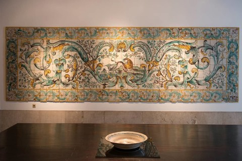 Tile paintings in the Tile Museum