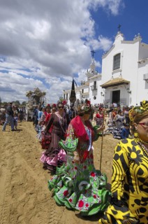 Pilgrims at El Rocio village, Spain, 2008