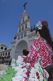 Pilgrims at El Rocio village, Spain, 2008