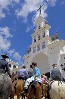 Pilgrims at El Rocio village, Spain, 2008