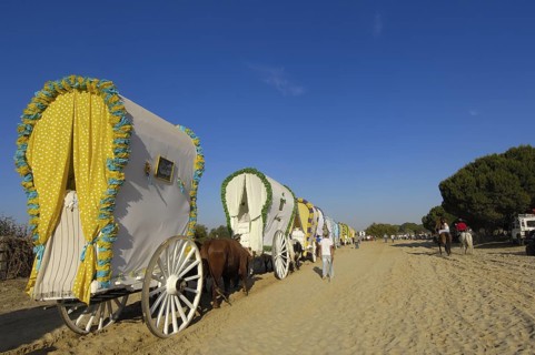 Pilgrims at El Rocio village, Spain, 2006