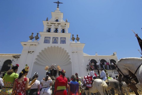 Pilgrims at El Rocio village, Spain, 2006