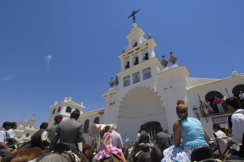 Pilgrims at El Rocio village, Spain, 2006