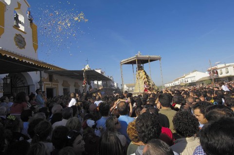 Pilgrims at El Rocio village, Spain, 2006