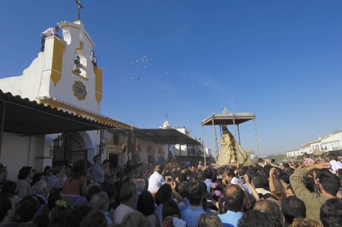 Pilgrims at El Rocio village, Spain, 2006
