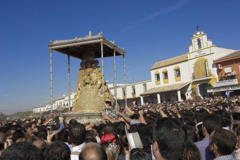 Pilgrims at El Rocio village, Spain, 2006