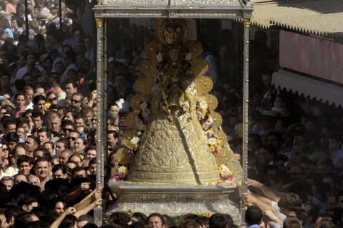 Pilgrims at El Rocio village, Spain, 2006