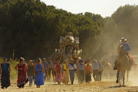 Pilgrims at El Rocio village, Spain, 2006